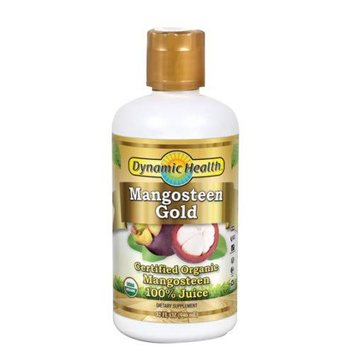 Dynamic Health Mangosteen Gold Pure 32 Ounce - 2 Pack
