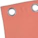 Yakamok Curtain 84 inches Long Thermal Insulated Window Treatment Panel/Drape Living Room - Two Panels - Grommet Top （Coral,2 Panels,2 Tie Backs Included）