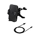 FTXJ NEW Qi Wireless Fast Charger Stand Dashboard Air Vent Car Mount Holder For Samsung S7