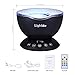 LightMe Colorful Ocean Wave Projector, Touch Sensor 12 LED & 7 Color Night Lights with 4 Hypnotic Musics & Remote Control in Living Room Bedroom for Baby Kids Adults(Black)