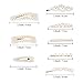 Onlyesh 8 PCS Pearl Hair Clips, Elegant Fashion Gold Hair Barrettes Pins Accessories Pearl Alligator Clips for Wedding Party or Daily for Women and Girls