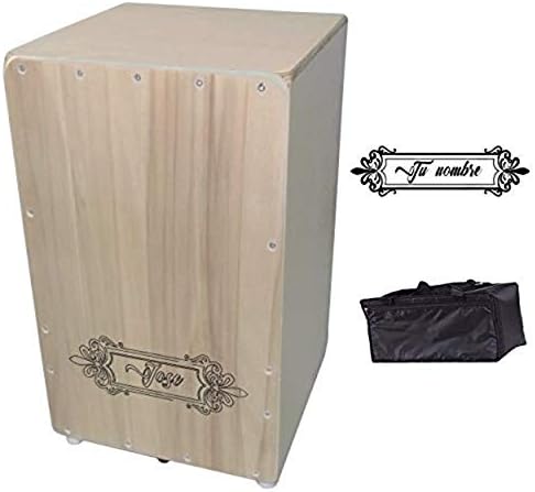 Cajón flamenco Beta PERSONALIZADO | Caja de percusión flamenca semi-profesional [Abedul 1ªc. + afinación directa] (NATURAL): Amazon.es: Instrumentos musicales