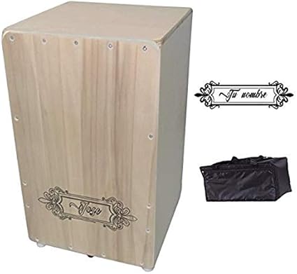 Cajón flamenco Beta PERSONALIZADO | Caja de percusión flamenca semi-profesional [Abedul 1ªc. + afinación directa] (NATURAL): Amazon.es: Instrumentos musicales