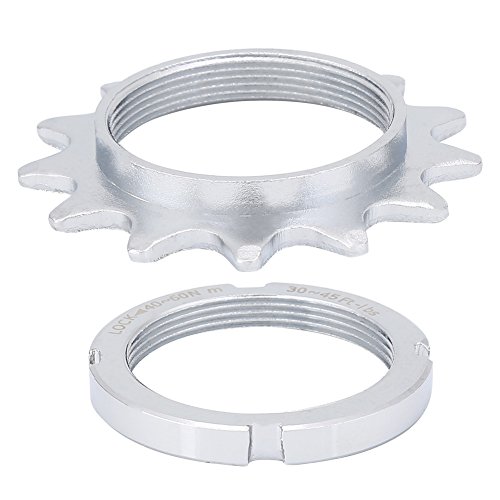 Bike Freewheel, High Strength Steel Single Speed Freewheel Flywheel Sprockets Parts for Fixed Gear Bike Bicycle(13T)