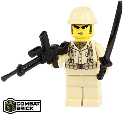 WW2 Japanese Machine Gunner - Custom Army Brick Builder Minifigure by CombatBrick