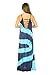 Riviera Sun 21614-NT-2X Summer Dresses/Maxi Dress/Sundresses for Women Navy/Turquoise