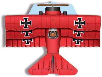 X-kites 37 Inch Flying Aces Poly Airplane Kite - Set of 4 (Red Baron, Mach 1, Sopwith Camel, SuperSonic)