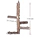 Ewook Bird Cage Perch, Birdcage Stands, Parrot Cage Top Play Stands Wooden Branches for Conure Parakeet Budgiethumb 1