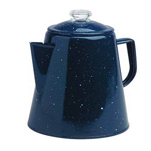 Granite Ware Coffee Percolator, 2 Quart, Blue Granite Ware Coffee Percolator, 2 Quart, Blue