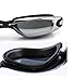 New Corrective Nearsighted Swimming Goggles(Prescription 2.0-8.0 Diopters) with Ear Plug Connect to-100% Highest Grade UV Protection and Anti-Fog(Black-2.0)