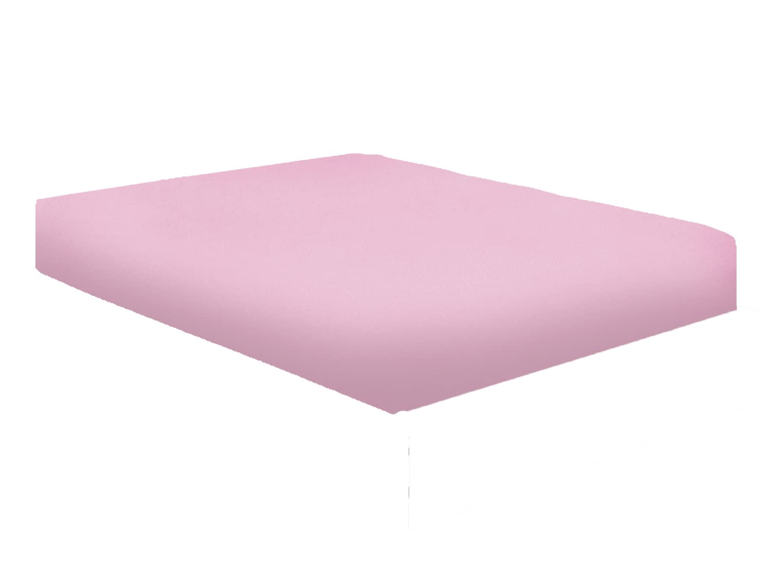 Finest 100% Egyptian Cotton 16" 40CM Extra deep Fitted Sheets 15 Colours Single Double King Super King (Pink, Super King)