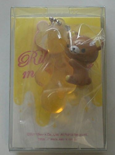 Rilakkuma Honey &amp; Smile mini figure key chain brown roll cake separately prize