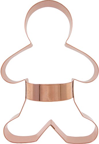 Click Here to See More Images CopperGifts: Giant Gingerbread Man Cookie Cutter with Handle