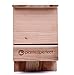 BAT House PEST Control - Bats Shelter Protects Home from Mosquitoes and Bugs - Dual Chamber Wooden Bat Boxes Built to Last - Houses Up to 360 Bats - Repels Pests from Garden (Small, Brown)