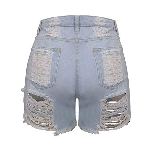 Womens Denim Shorts for Women Distressed Ripped Jean Shorts Frayed