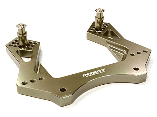 Integy RC Model Hop-ups T8643GREY Billet Machined T3 Front Shock Tower for 1/10 Stampede 2WD/Slash 2WD