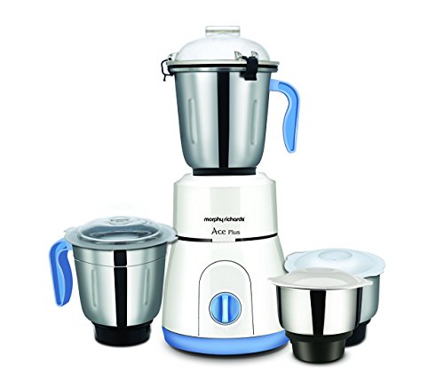 Morphy Richards Ace Plus 750-Watt Mixer Grinder with 3 Jars (White)