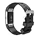MoKo Fitbit Charge 2 Band, Soft Silicone Adjustable Replacement Sport Strap Band for 2016 Fitbit Charge 2 HR Heart Rate + Fitness Wristband, Wrist Length 5.70