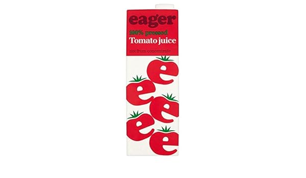 Eager - Zumo de tomate (no de concentrado, 1 L): Amazon.es: Hogar