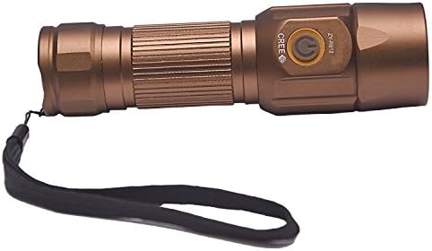 GORLED Rechargeable Flashlight Torch (5.5-inch, Multicolour)