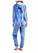 Disney Womens Faux Fur Licensed Sleepwear Adult Costume Union Suit Pajama (XS-3X) Eeyore Medium