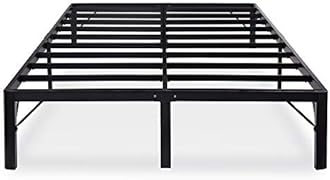 Olee Sleep 14 Inch Dura Metal Steel Slate Bed Frame - T2000 King
