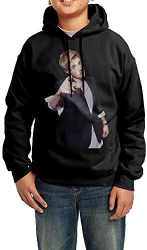 Boys Girls Kids Justin Bieber Hoodie Black Cotton Hoodie Medium