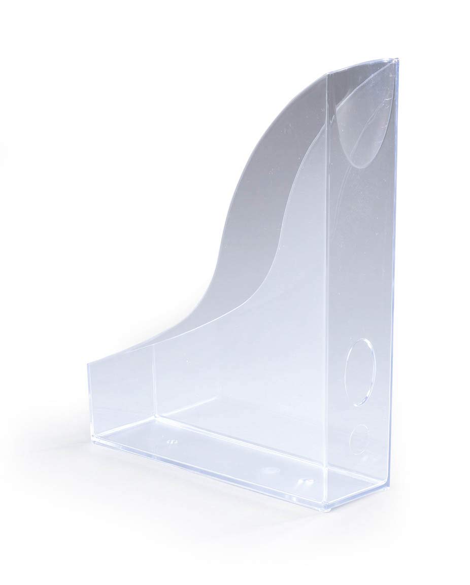 Durable 1701711400 Basic magazine File, 6-Piece, Transparent