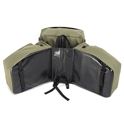 COTEetCI Mountain Bike Bag 3 in 1 Bicycle Pannier Rear Rack Seat Bag/Large Trunk Bicycle Carrier Bag,2 Side Bags + 1 Top Bag