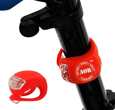 image for AOR Power® Bright LED Bicycle Lights- Tools-free Installation in Seco