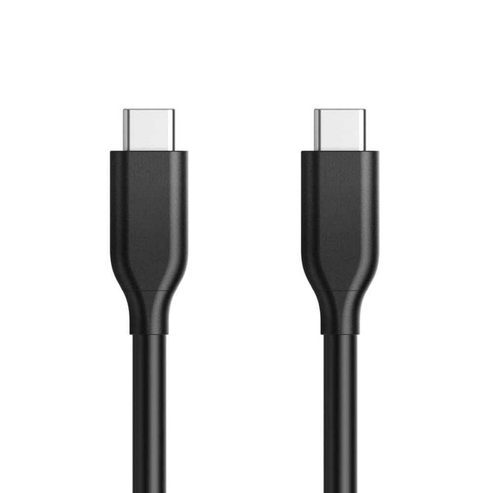 NFHK Type-C USB-C Male to Male USB 2.0 Version Data Cable Support PD 65W for Laptop & Phone Black 100cm — image 1