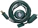 Woods 10203 Indoor Extension Cord With Lighted Foot Switch And 3 Outlets, Foot Switch Features Indicator Light, Protective Swivel Safety Covers, Versatile Use, 15 Foot, 120 Volts, Green