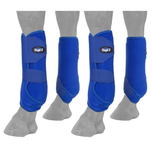 Tough 1 Extreme Vented Sport Boots Set, Royal Blue, Small