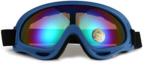 Tactical Goggles X400 Motorcycle Goggles UV400 Protective Outdoor Glasses Adjustable Anti-dust Anti-fog Snow Goggles Airsoft CS Military Tactical Eyewear Sport Glasses for Eye Protection