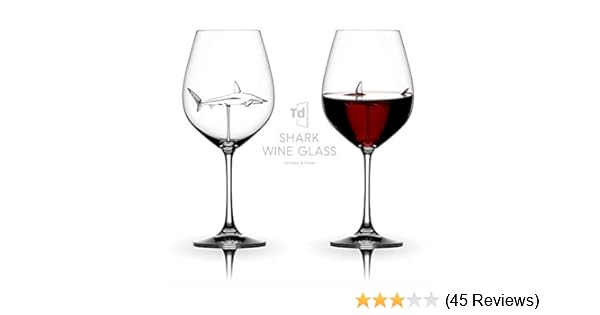 Amazon Com Ttbuy Italian Red Wine Glasses Shark Wine Glasses