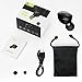 Bluetooth Earbud, GRDE Mini Wireless Earbud Bluetooth Earpiece Smallest Earphone Secure Fit Car Headset Headphone with Mic for iPhone 7 Plus Samsung Galaxy S8 Note 8 Cell Phones(Black)