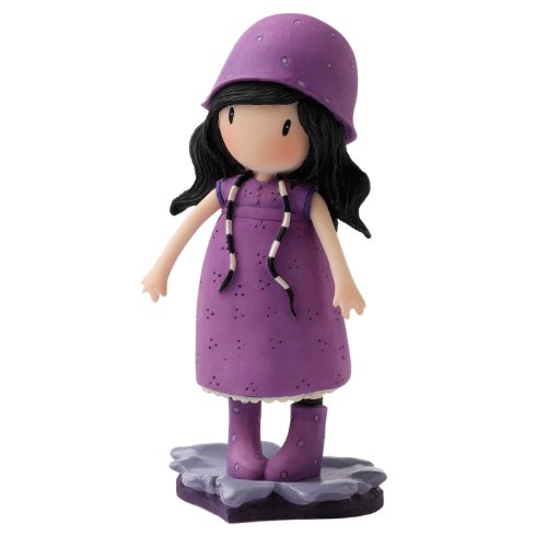 Enesco Gorjuss Rainy Daze Figurine, 4-Inch
