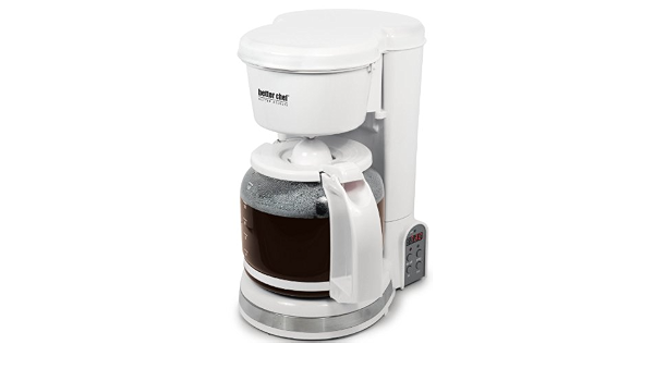 Amazon.com: Mejor Chef im-121 W 12-cup Digital Programable para cafetera,  color blanco : Hogar y Cocina
