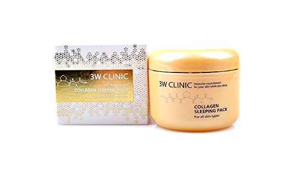 3W Clinic - Collagen Sleeping Pack - Marine Collagen - Facial Care (8809192574502)