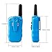 ALANGDUO Walkie Talkie for Kids, 22 Channel LCD Display Mini Kids Walkie Talkies 2 Way Radio Toys for Kids Children, 2Pack (Blue)