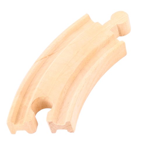 Bigjigs Rail BJT110 Short Curved Track (Pack of 4)