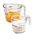 Anchor Hocking 2 Piece Glass Measuring Cup Set