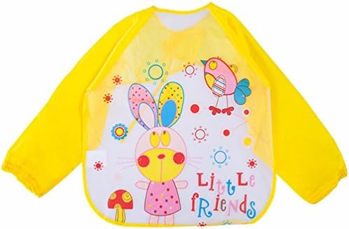 Kids Feeding Bibs Waterproof Toddler Point Cartoon Rabbit Saliva Smock Apron Bibs Burp Cloths