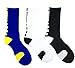 SpankY Men's Athletic Patterned Cushioned Crew Socks