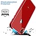 Maxevis iPhone XR Case, Clear Slim Protective Case Dual Layer Transparent Shell + Matte Hard Bumper Cover Anti-Scratch Shock Absorption Thin Case for Apple iPhone XR 6.1 LCD-Red