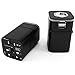 VENTURE 4TH ® Worldwide Travel Adapter Charger All in One Dual USB Charging Ports UK Europe – Black