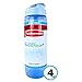 Rubbermaid Refill, Reuse 20-ounce Chug Bottle, 1 Pack of 4 Blue Bottles
