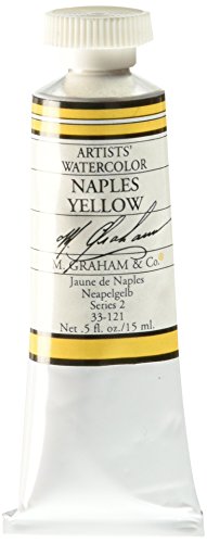 M. Graham 1/2-Ounce Tube Watercolor Paint, Naples Yellow - //medicalbooks.filipinodoctors.org