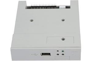 SSD Floppy Drive,Tangxi SFR1M44-U 3.5in 1.44MB USB SSD Floppy Drive Emulator+CD Screws,Plug and Play,Easy to Install,Gray
