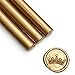 UNIQOOO Mailable Glue Gun Sealing Wax Sticks for Wax Seal Stamp - Metallic Antique Gold, Great for Wedding Invitations, Cards Envelopes, Snail Mails, Wine Packages, Gift Ideas, Pack of 8 primary